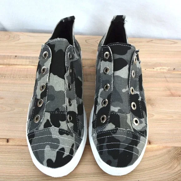 Camo laceless sneakers in size 40 - Picture 2 of 6